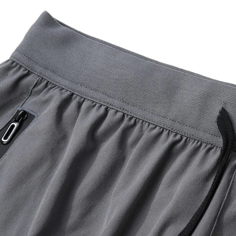 Shorts de Corrida AirFlow com Zíper