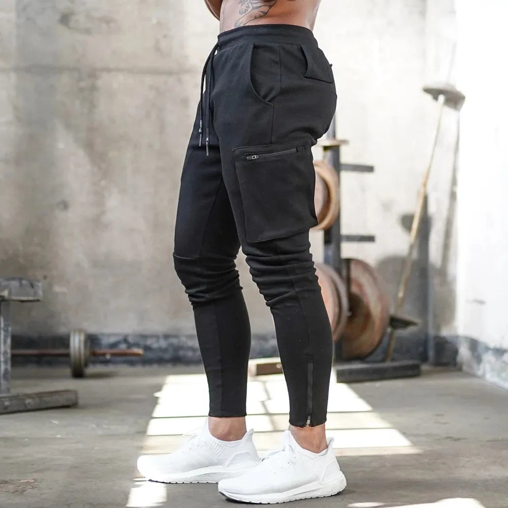 Calça casual masculina, calça de moletom, calça com cintura elástica, calça para todas as estações, moda masculina casual, calça de poliéster, calça de moletom para homens, calça estilo jogger, calça confortável para o dia a dia, moda masculina casual