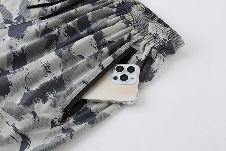 Shorts Masculino Camuflagem para Corrida TrailFlex
