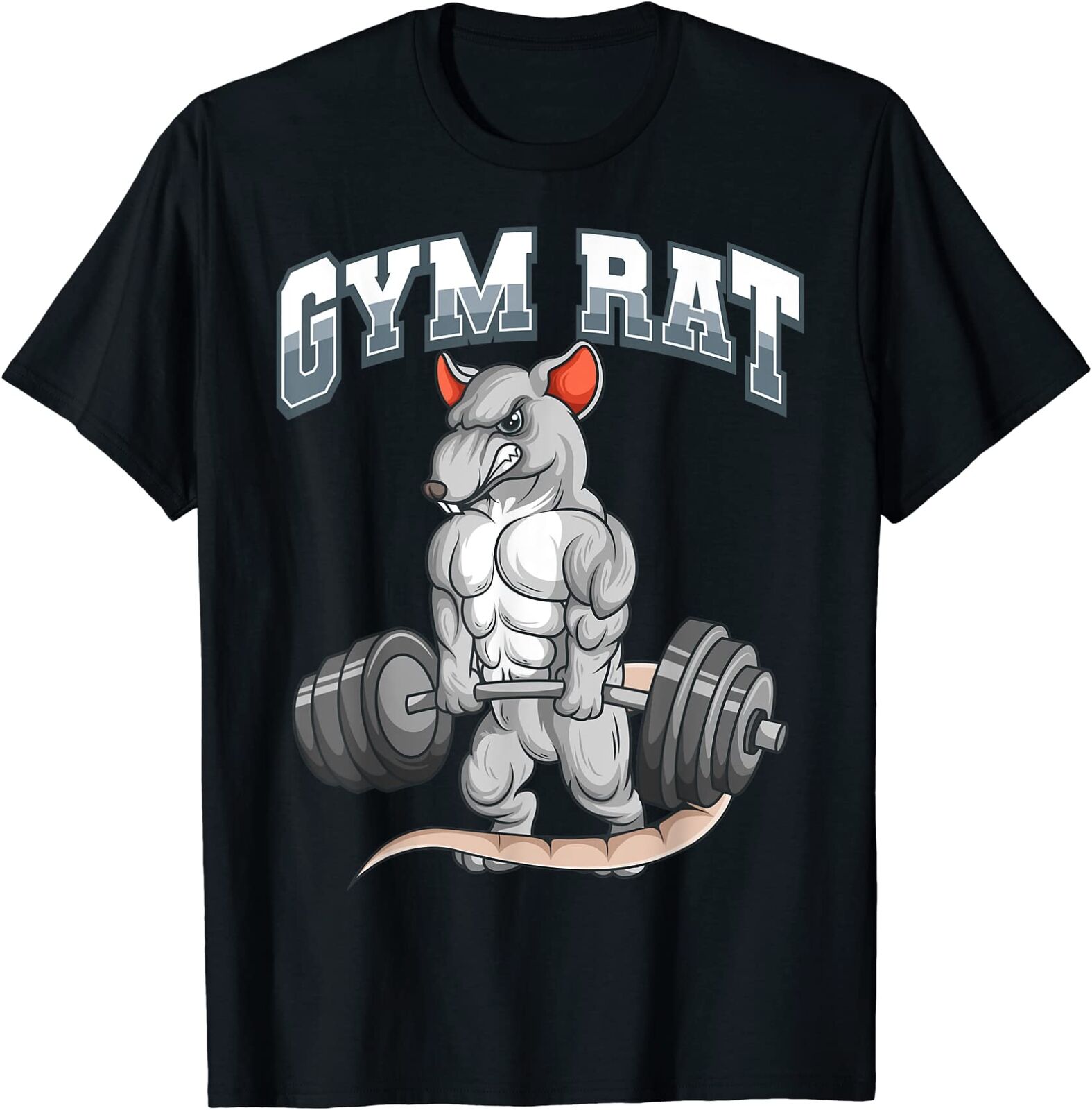 Camisa Oversize Fitness Rato de Academia