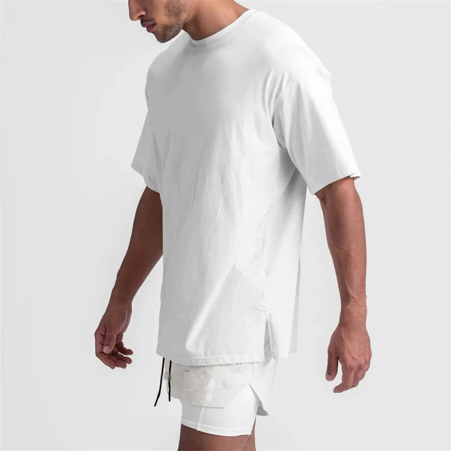 Camiseta Masculina Sem Estampa FitEase