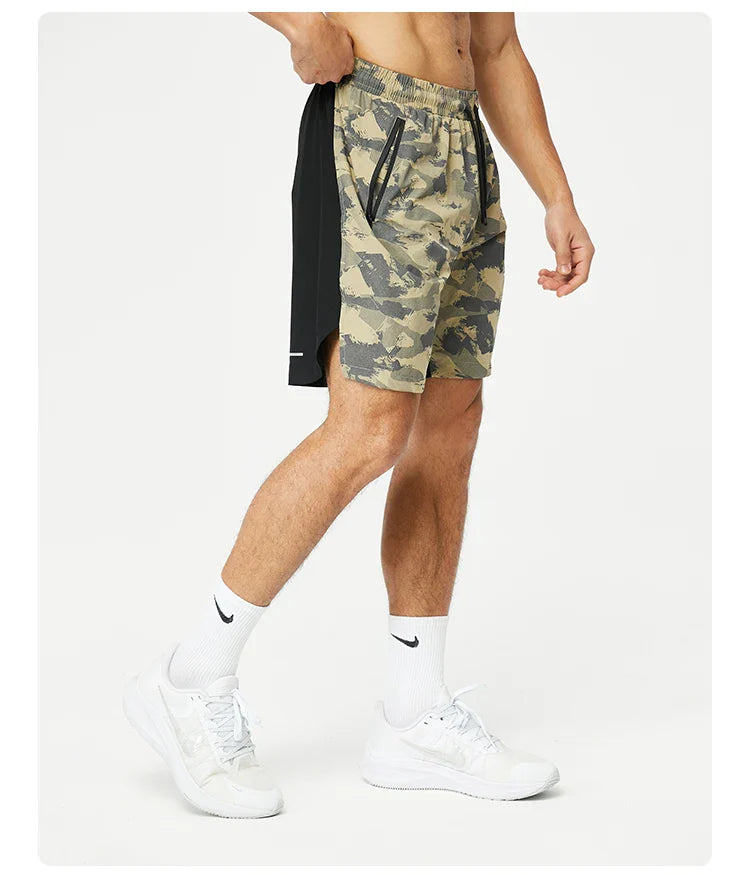 Shorts Masculino Camuflagem para Corrida TrailFlex