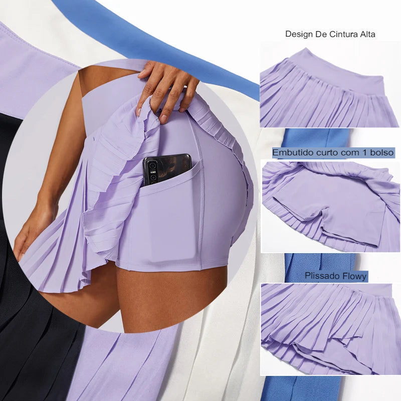 Short Saia Beach Tennis Alto Giro