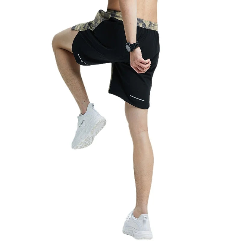 Shorts Masculino Camuflagem para Corrida TrailFlex
