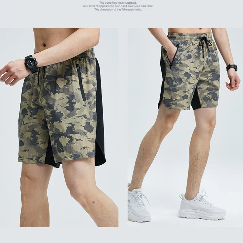 Shorts Masculino Camuflagem para Corrida TrailFlex