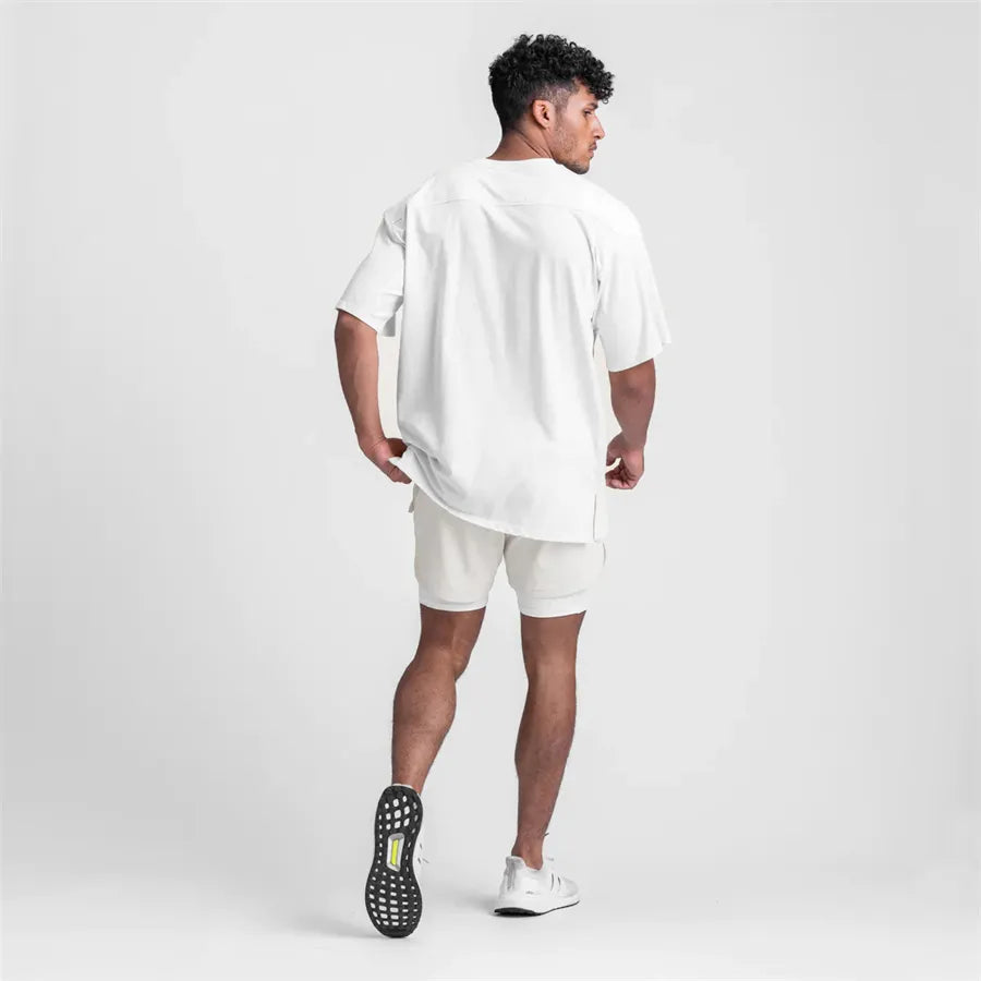 Camiseta Masculina Sem Estampa FitEase