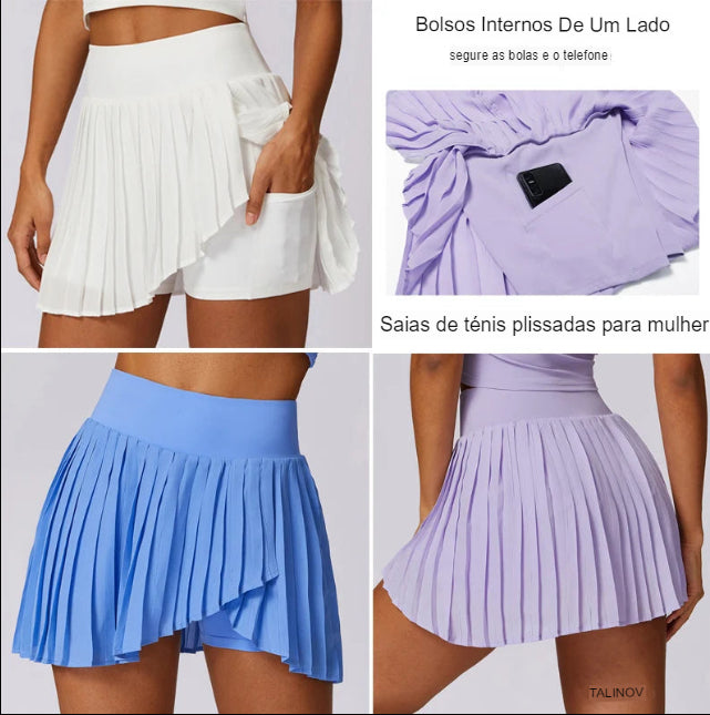 Short Saia Beach Tennis Alto Giro