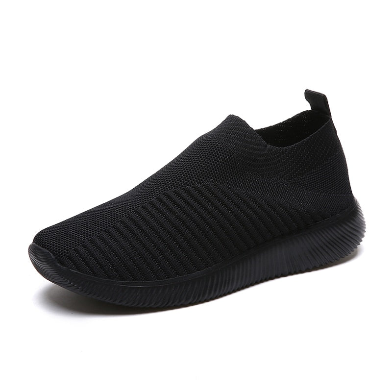 Sapatilha Casual Feminina Slip-On em Malha Respirável Yamid - Conforto e Estilo para o Dia a Dia