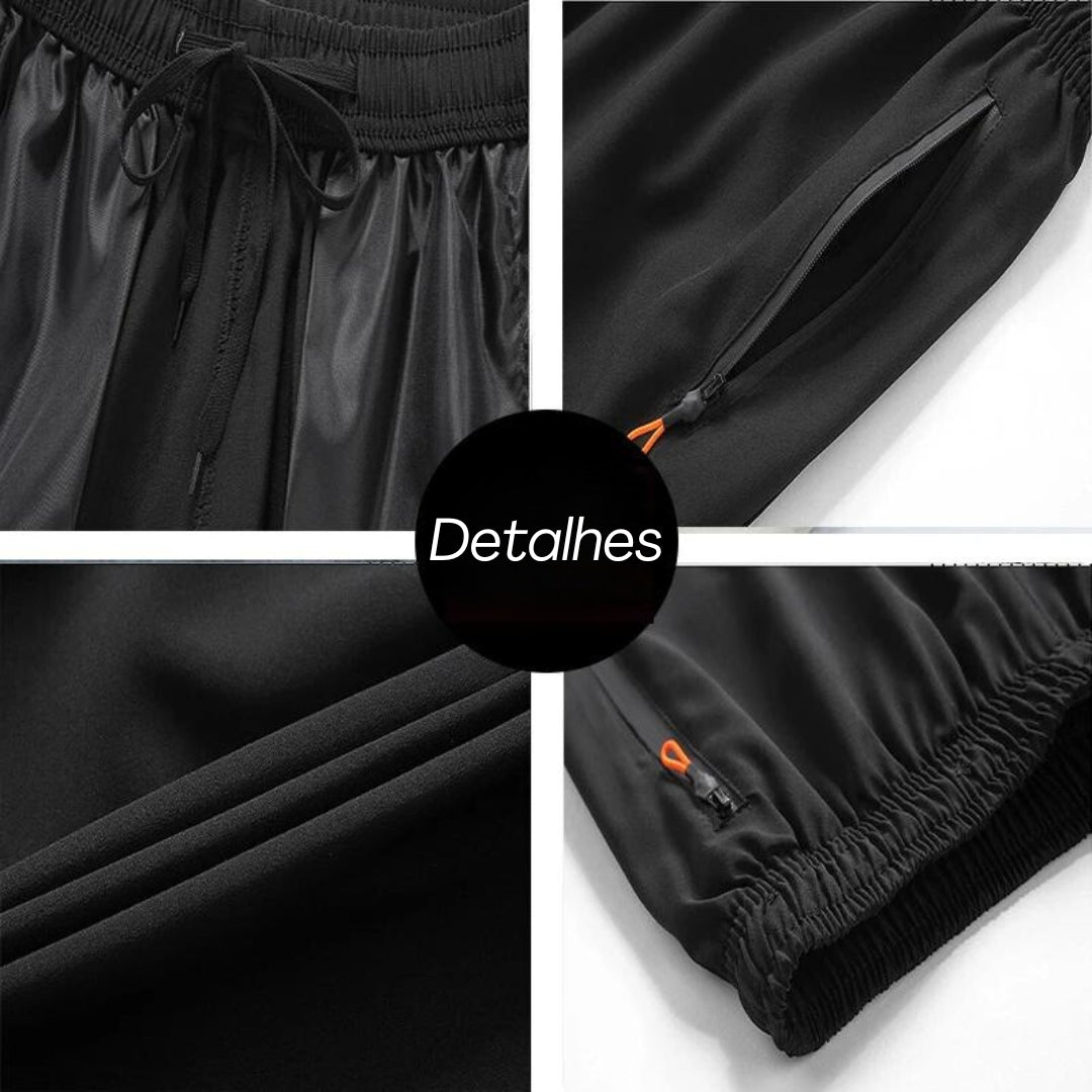Shorts de Treino Masculino FrostSilk - Premium Seda de Gelo