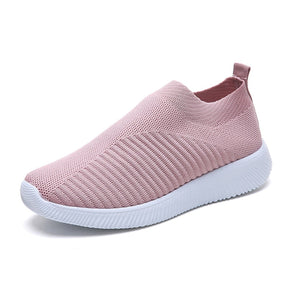 Sapatilha Casual Feminina Slip-On em Malha Respirável Yamid - Conforto e Estilo para o Dia a Dia