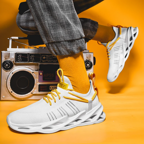 Tênis masculino para maratona, tênis com amortecimento, tênis de corrida avançado, tênis respirável, tênis com tecnologia Flywire, tênis de alta performance, calçado esportivo masculino, tênis para corrida de longa distância, tênis confortável para maratona