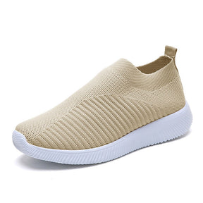 Sapatilha Casual Feminina Slip-On em Malha Respirável Yamid - Conforto e Estilo para o Dia a Dia