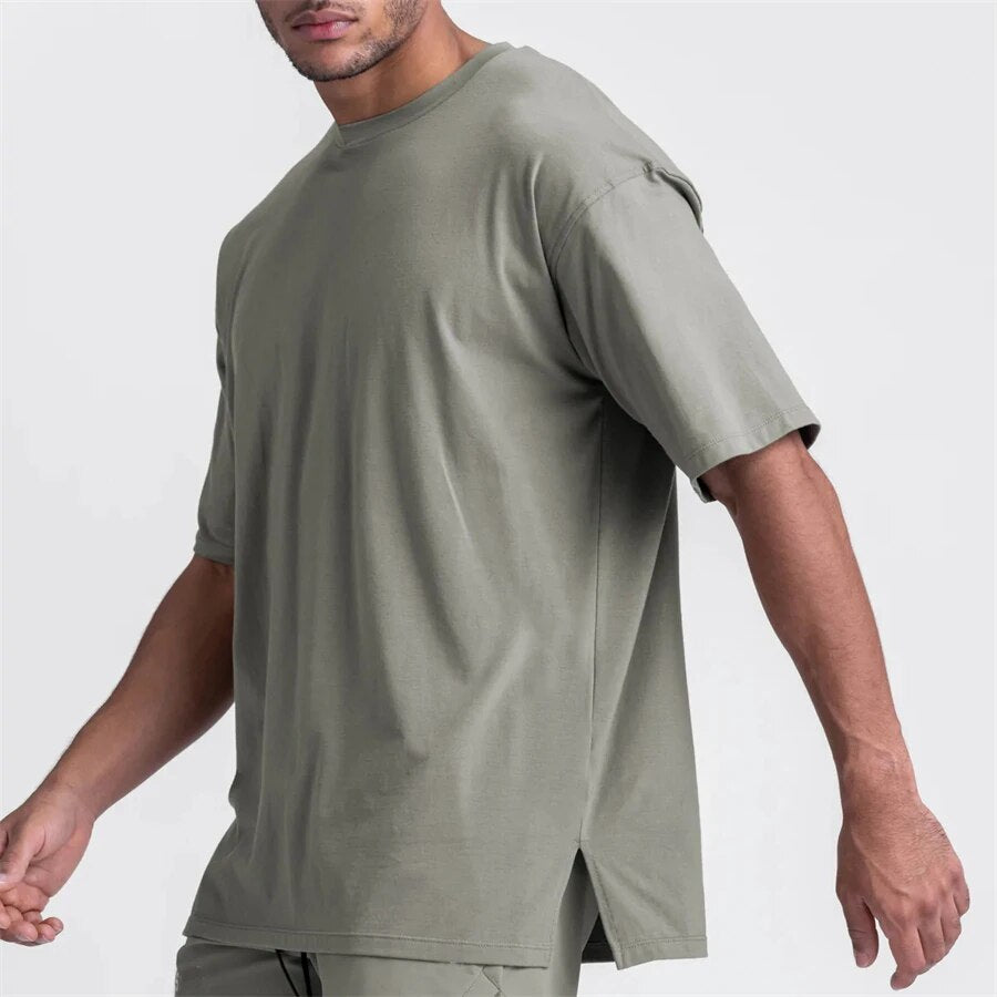 Camiseta Masculina Sem Estampa FitEase
