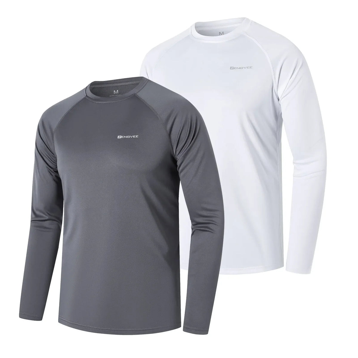 Camisetas Esportivas de Manga Comprida | Conforto e Proteção - 2 UNIDADES