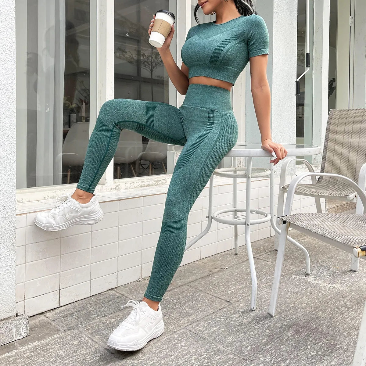 Conjunto de Yoga, conjunto de academia, conjunto para treino, conjunto para mulher de treino, conjunto para ginastica feminino, conjunto de treino feminino