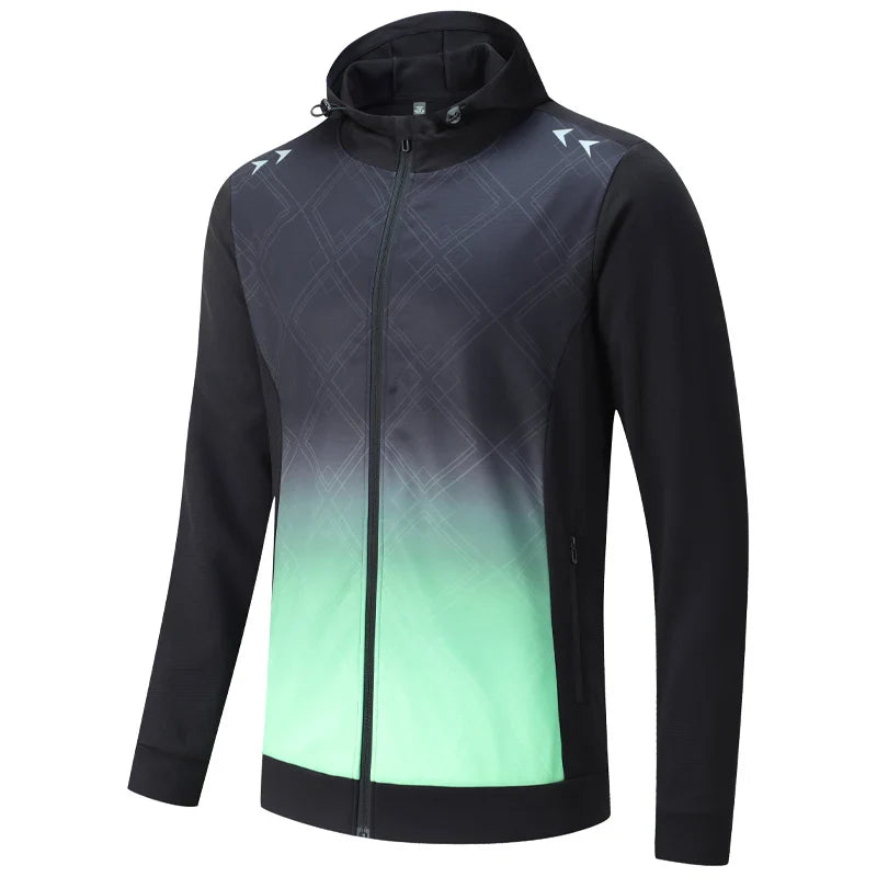 Jaqueta esportiva masculina, jaqueta com zíper, jaqueta de poliéster, moda esportiva, jaqueta flexível, roupa esportiva masculina, jaqueta confortável, jaqueta para homens, jaqueta casual