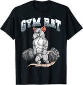Camisa Oversize Fitness Rato de Academia