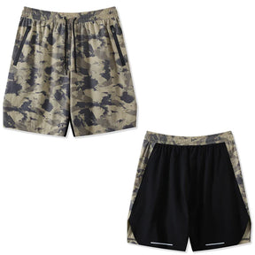 CamoFlex - Shorts Masculino Camuflado para Corrida