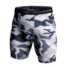 Shorts Masculinos de Compressão Fitness com Secagem Rápida