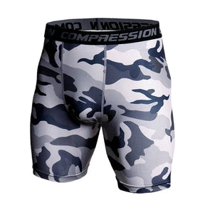 Shorts Masculinos de Compressão Fitness com Secagem Rápida