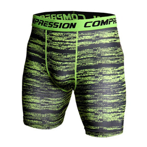 Shorts Masculinos de Compressão Fitness com Secagem Rápida
