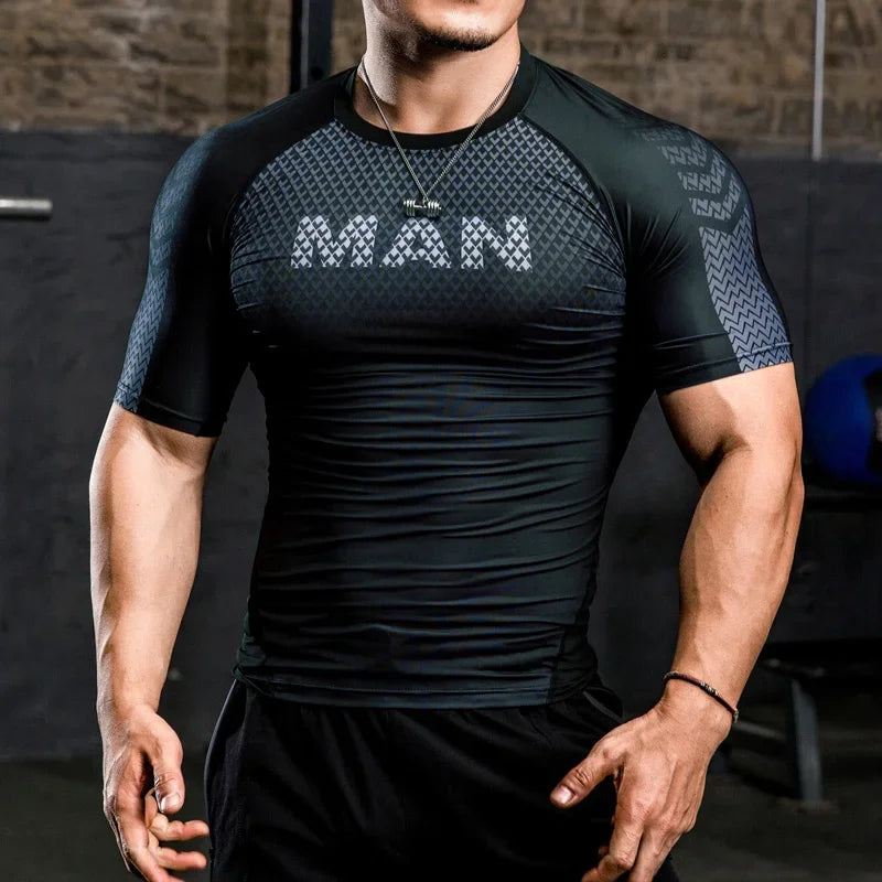Camiseta de Compressão Fitness - PowerFlex