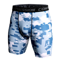 Shorts Masculinos de Compressão Fitness com Secagem Rápida