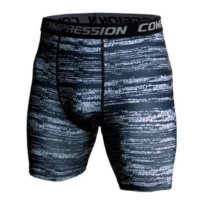 Shorts Masculinos de Compressão Fitness com Secagem Rápida