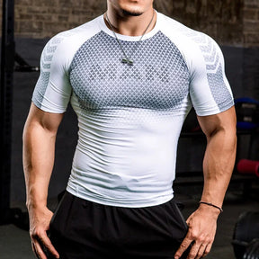 Camiseta de Compressão Fitness - PowerFlex