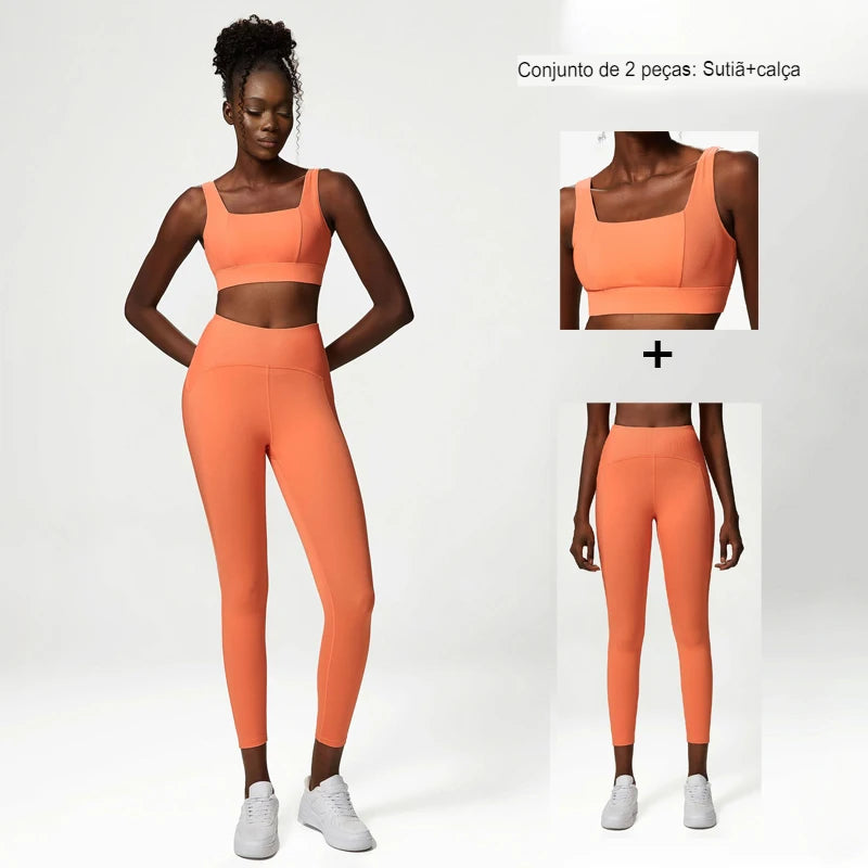 Conjunto de Yoga, conjunto de academia, conjunto para treino, conjunto para mulher de treino, conjunto para ginastica feminino, conjunto de treino feminino