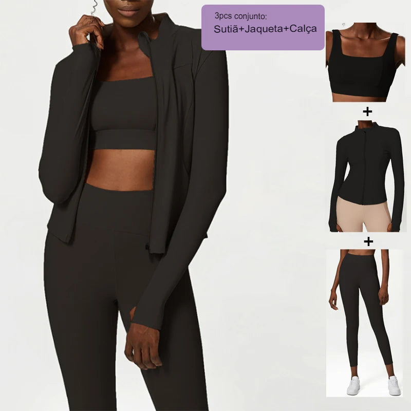 Conjunto de Yoga, conjunto de academia, conjunto para treino, conjunto para mulher de treino, conjunto para ginastica feminino, conjunto de treino feminino