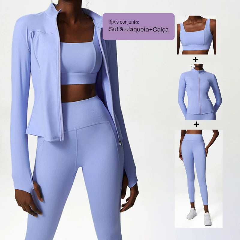Conjunto de Yoga, conjunto de academia, conjunto para treino, conjunto para mulher de treino, conjunto para ginastica feminino, conjunto de treino feminino
