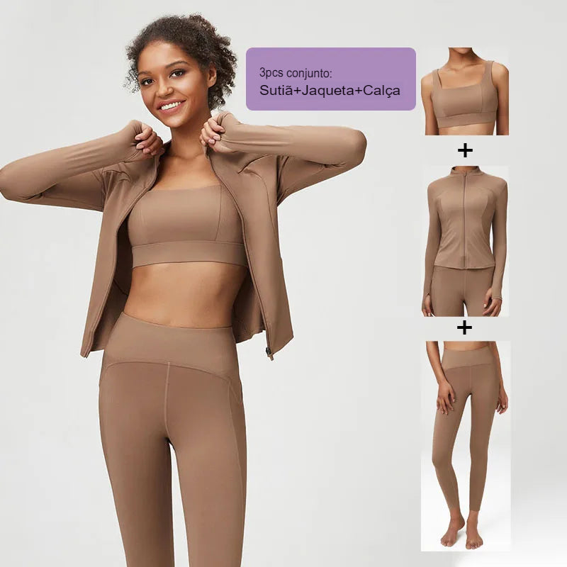 Conjunto de Yoga, conjunto de academia, conjunto para treino, conjunto para mulher de treino, conjunto para ginastica feminino, conjunto de treino feminino