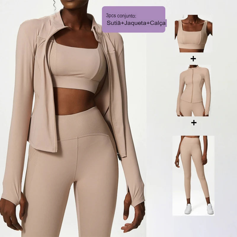 Conjunto de Yoga, conjunto de academia, conjunto para treino, conjunto para mulher de treino, conjunto para ginastica feminino, conjunto de treino feminino