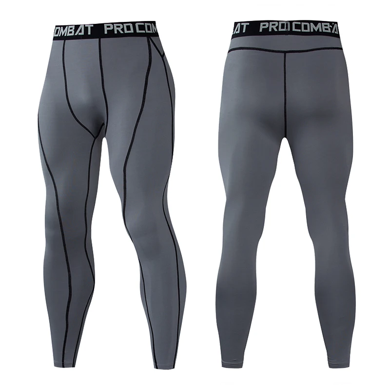 Calça de compressão masculina, calça skinny de compressão, calça esportiva masculina, calça com cintura alta, calça leve para primavera, calça para verão, moda fitness masculina, calça de poliéster, calça ajustada, calça esportiva Fujian